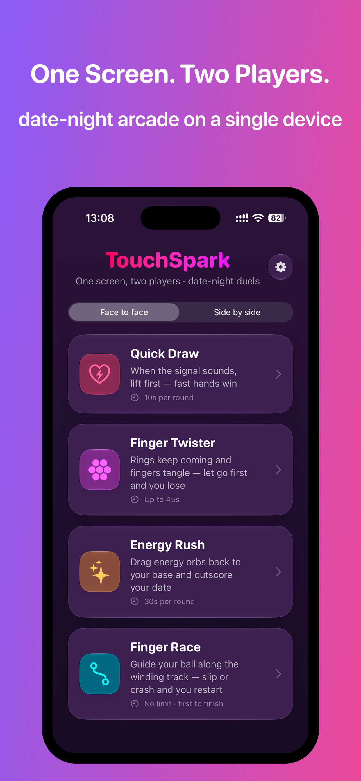TouchSpark screenshot